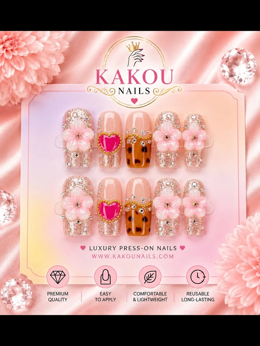 Kakou Nails  Press-On Nails